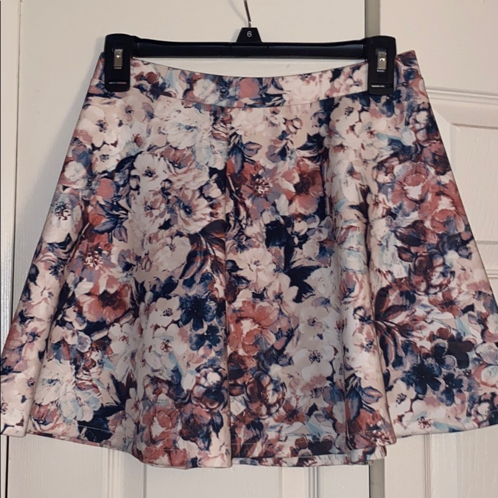 Floral Mini Skirt